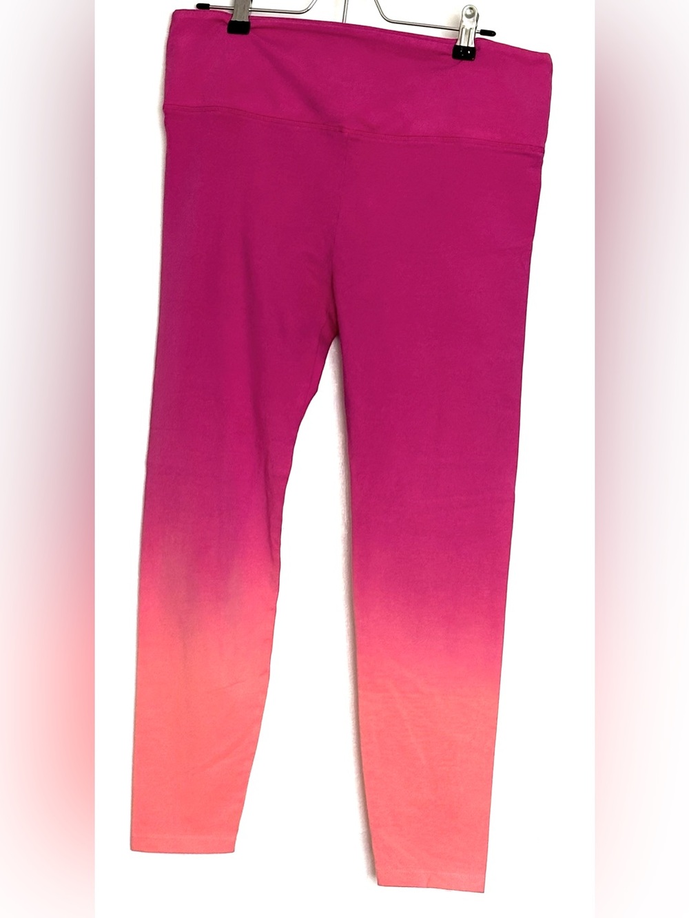 Lou & Grey Pink & Orange Ombré Leggings Size LP